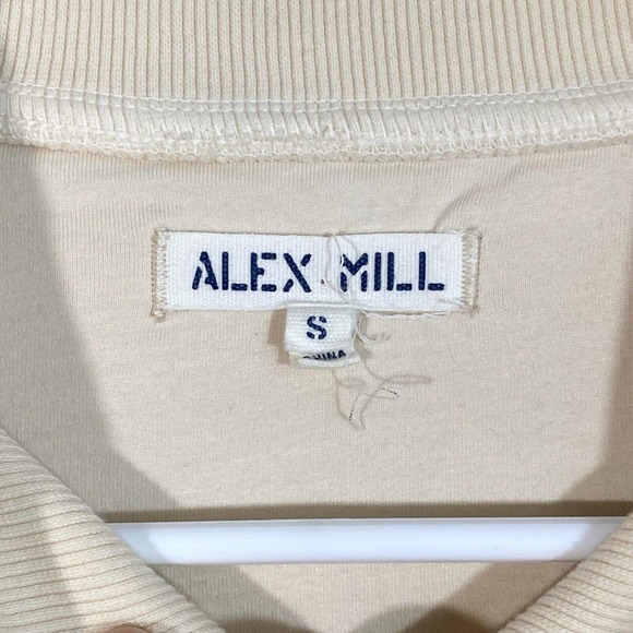 Alex Mill Cream Quarter-Zip Sweater - Picture 4 of 7
